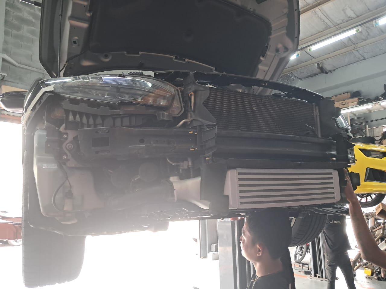 Exhaust welding